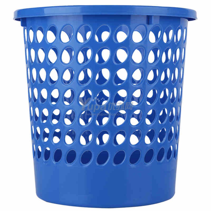 得力 塑料圆形垃圾桶（蓝）9556 9L 230*250mm
