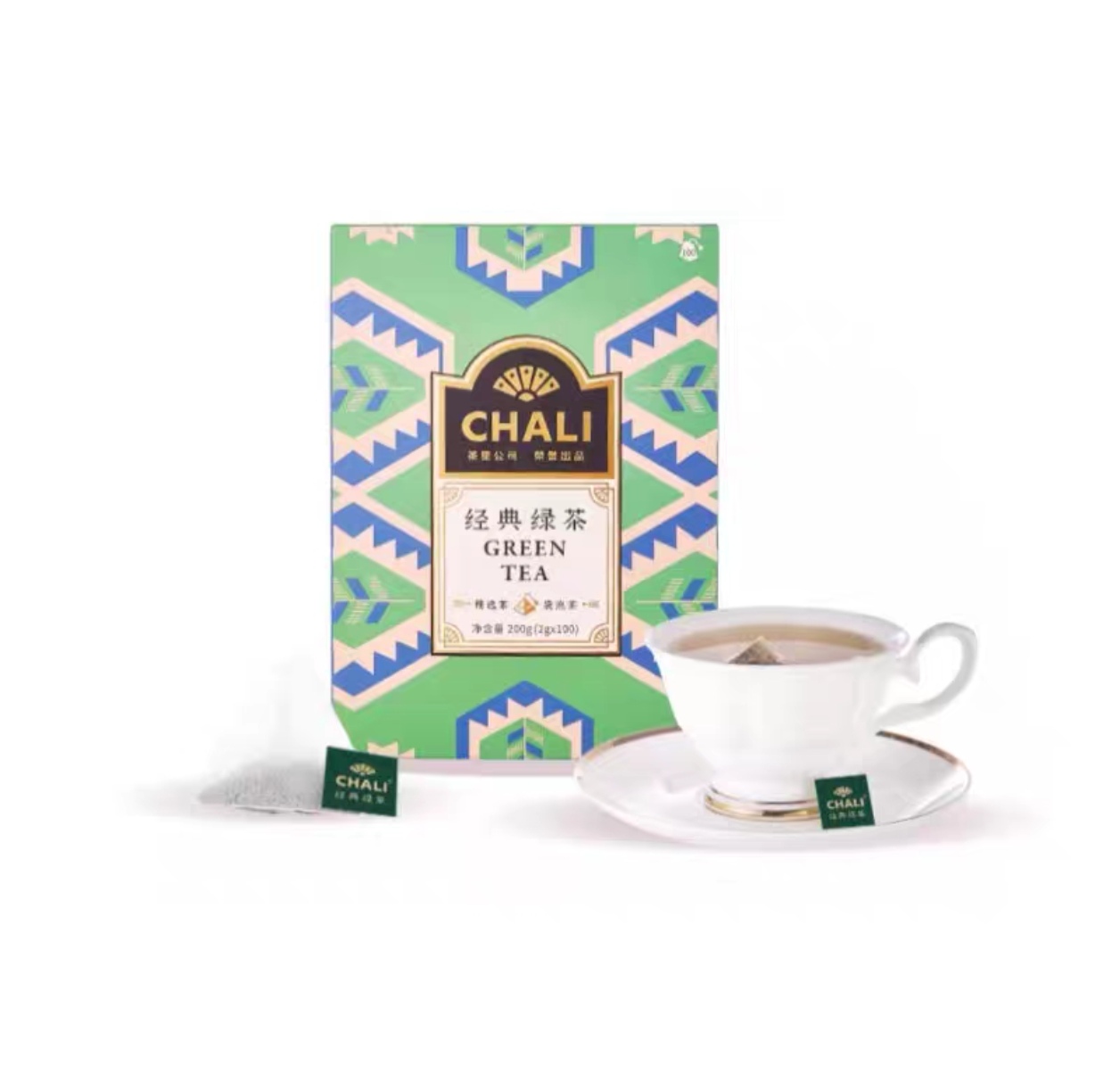 茶里 经典绿茶袋泡茶 2g*100包