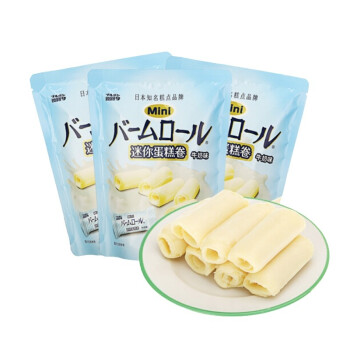 波路梦 迷你蛋糕卷（牛奶味） 12袋/箱